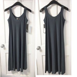 SYMPLI Social Sundress midi length Slate gray excellent condition!